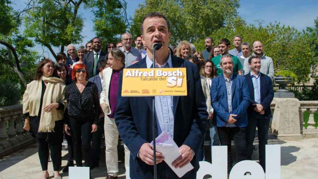 Alfred Bosch, durante su campaña de candidatura municipal para ERC / Archivo