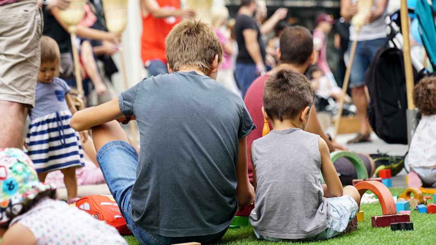 Los niños han disfrutado en las calles del Día sin Coches / Ajuntament Barcelona