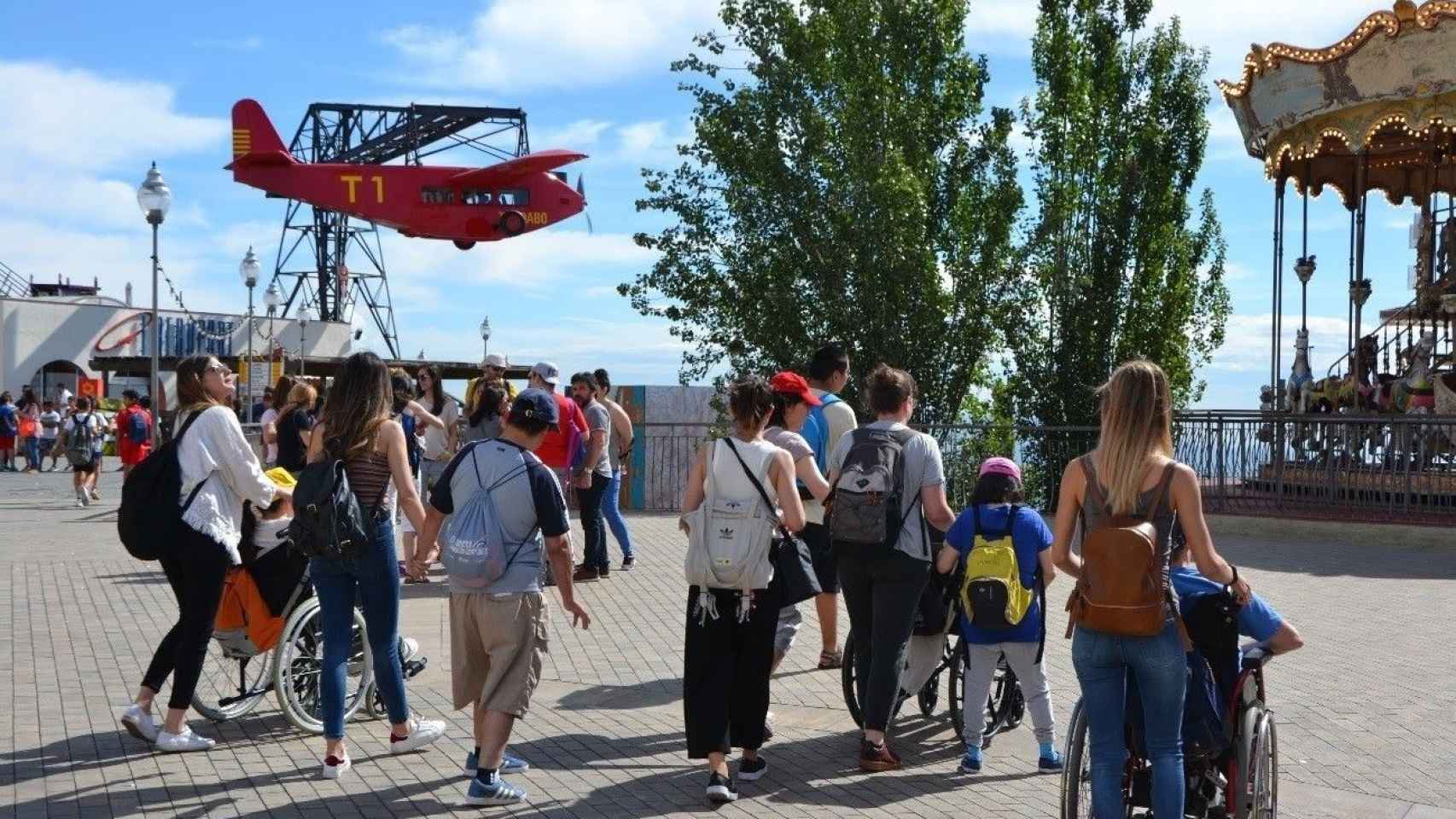 El Avión del parque de atracciones Tibidabo cumple 90 años