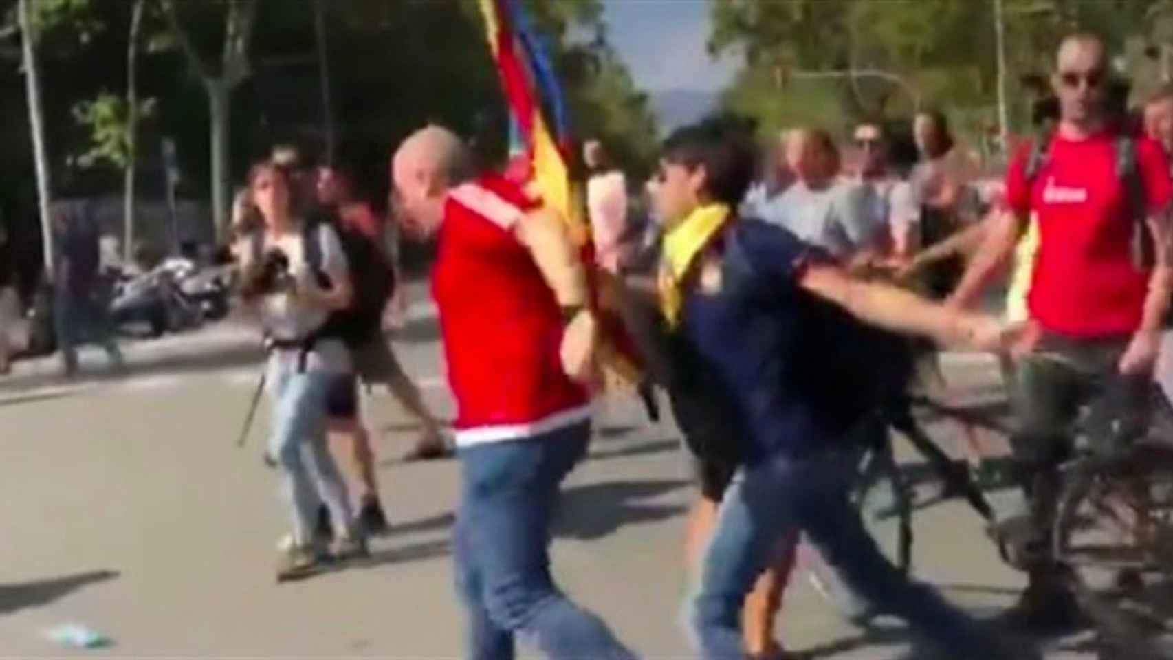 En la manifestación se produjeron varias agresiones Jusapol / ARCHIVO