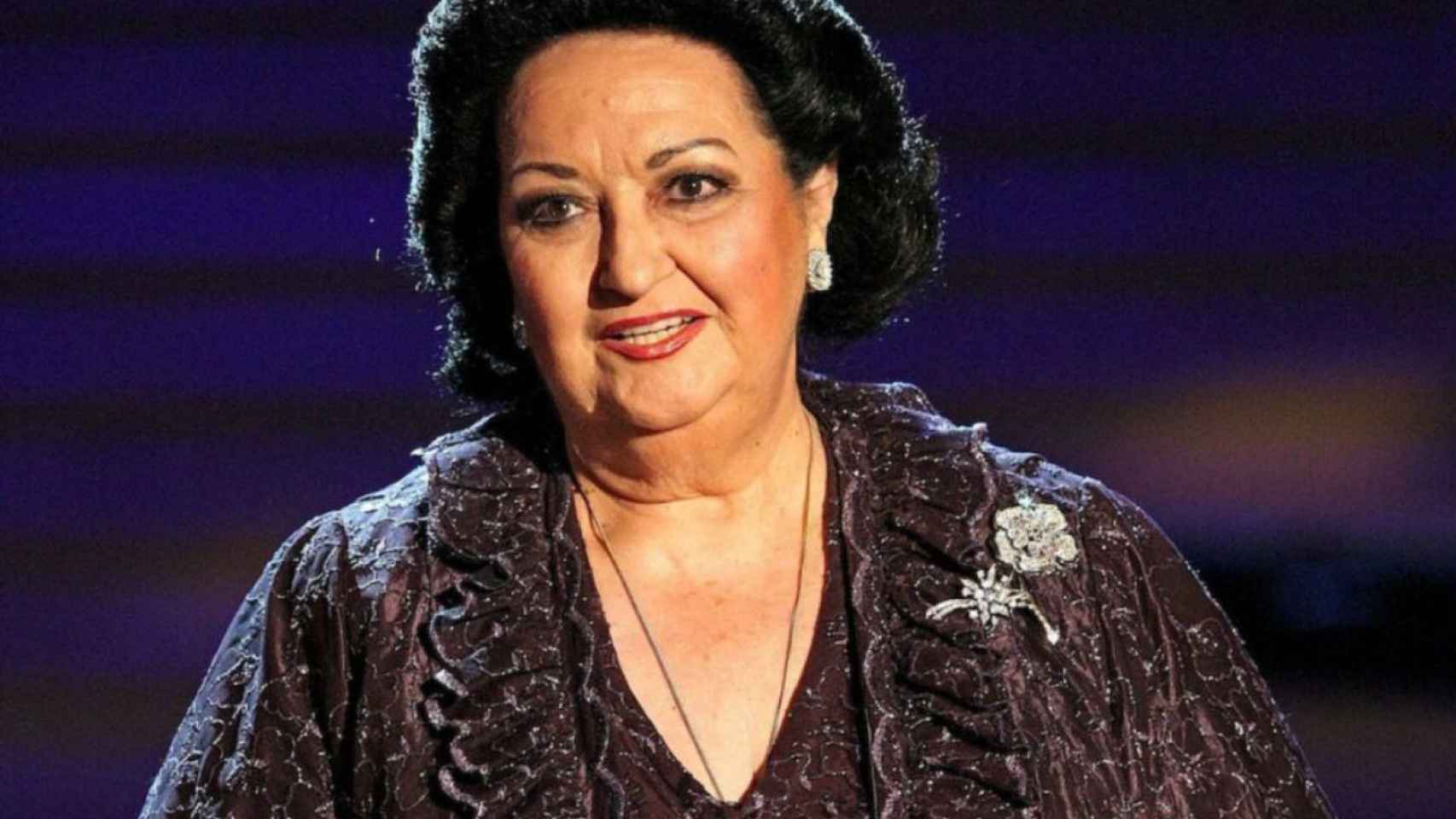 La soprano Monstserrat Caballé