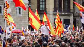 Albert Rivera en la concentración unionista de este domingo, 7 de octubre / A.R.