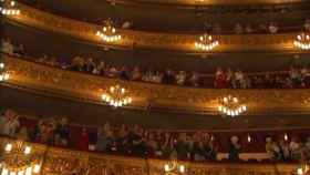 El público en pie en el Liceu por montserrat Caballé