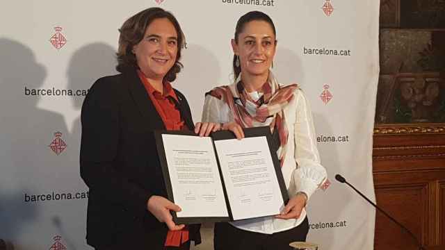 Ada Colau y Claudia Sheinbaum en una imagen de archivo