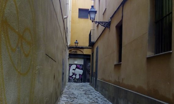 Entrada a la calle Perto lo Lladre desde la calle del Pi / Inma Santos