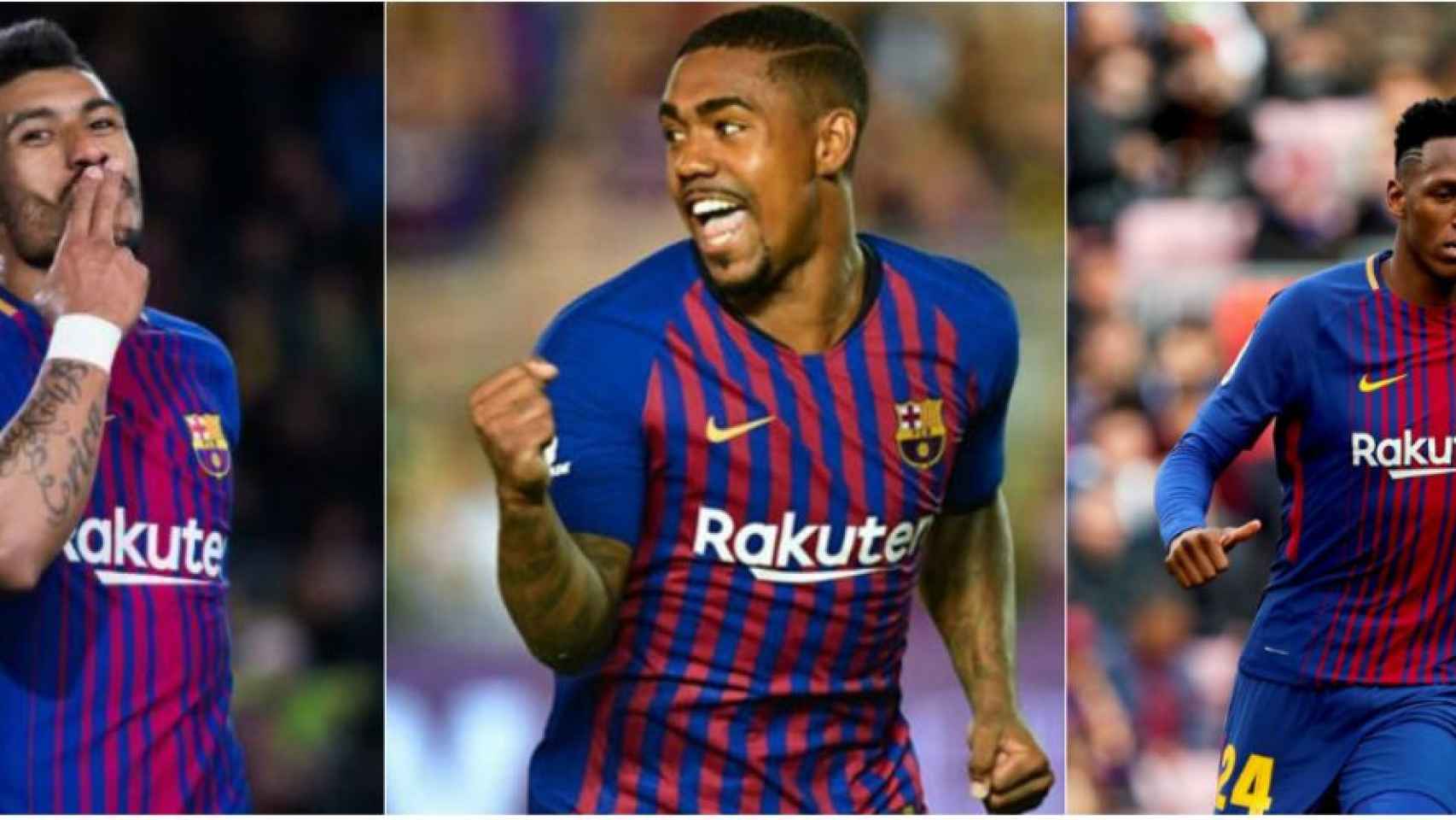 Paulinho, Malcom y Yerry Mina / METRÓPOLI ABIERTA