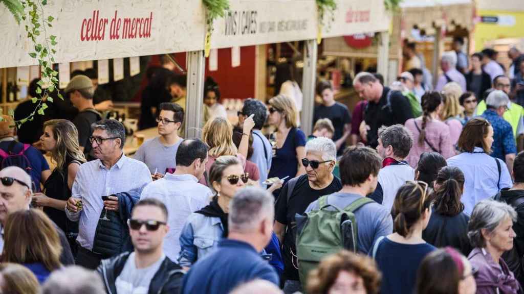 Una edición anterior de la Fira Mercat de Mercats de Barcelona