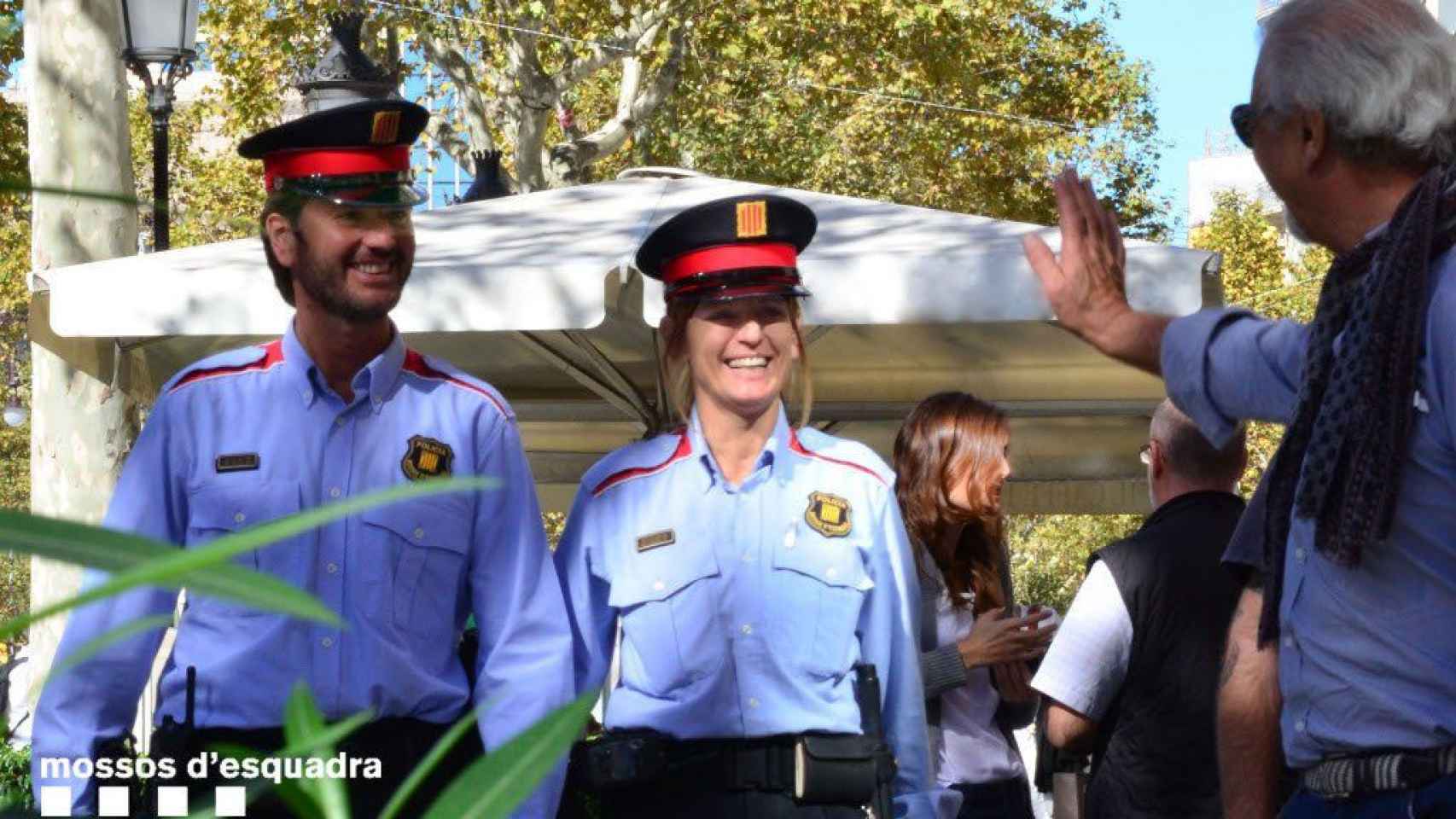 Agentes de Mossos d'Esquadra en una imagen de archivo / TWITTER MOSSOS