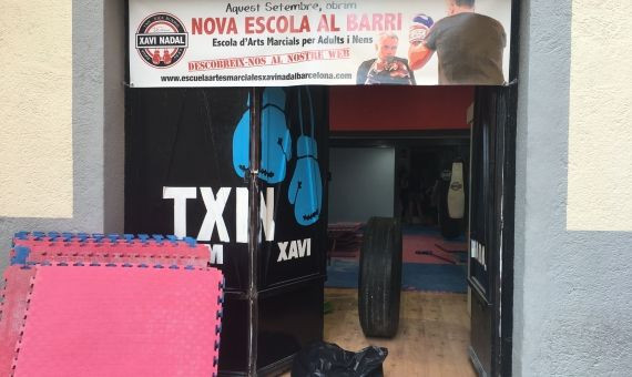 Xavi Nadal, escuela de boxeo en obras durante el mes de agosto / P.B. 