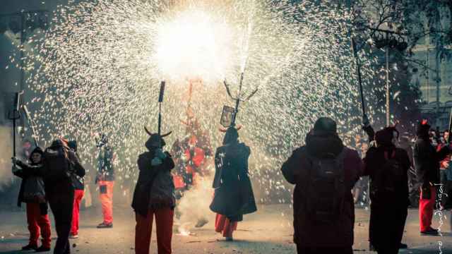 Los Diables del Clot, en una de sus recientes actuaciones / DdC