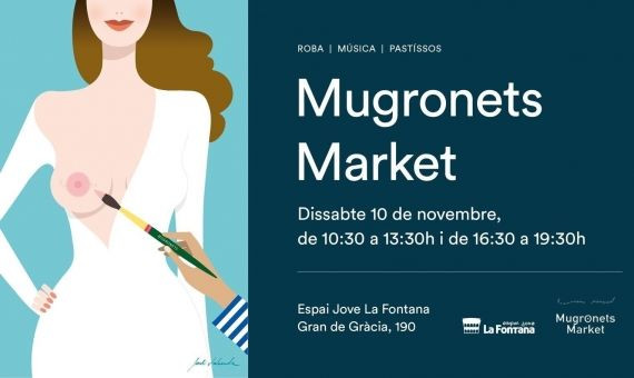 Cartel de la campaña solidaria Mugronets Market