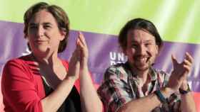 Ada Colau y Pablo Iglesias en una imagen de archivo / EFE