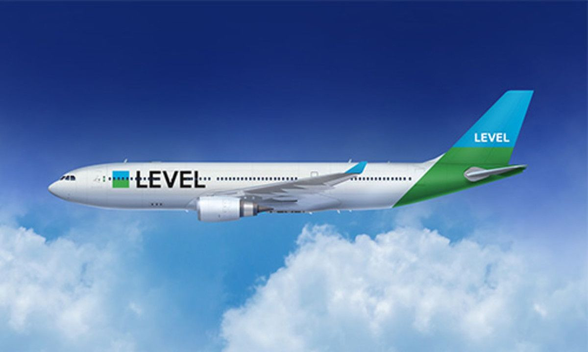 Un avión de la compañía Level