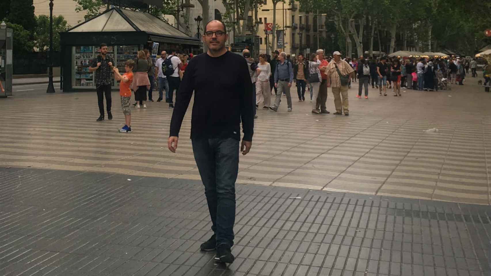 Fermín Villar, presidente de la asociación Amics de la Rambla