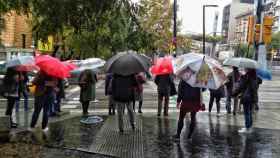 Este año 2018 pasará a la historia por las importantes lluvias caídas en Barcelona / HUGO FERNÁNDEZ