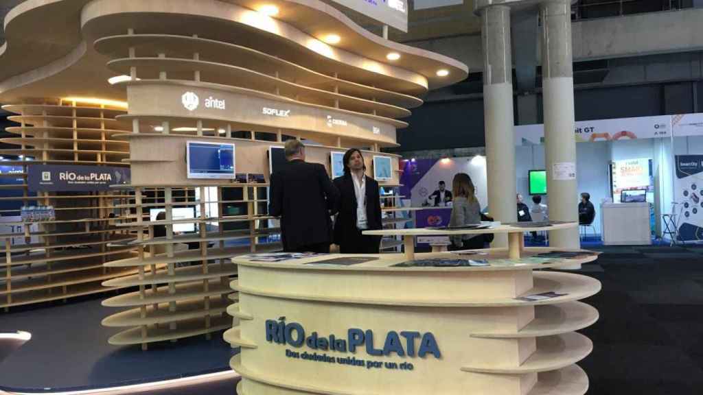 El stand del Río de la Plata que comparte Buenos Aires y Montevideo en el Smart City Expo / PM