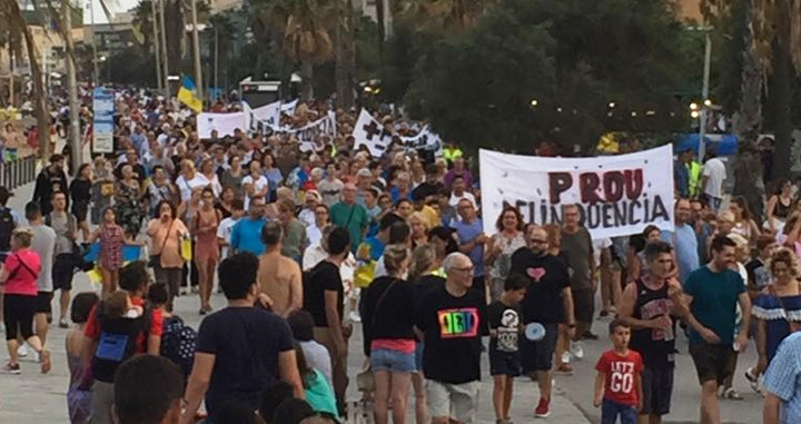 Manifestación del 'Tsunami Vecinal' contra la inseguridad / Archivo