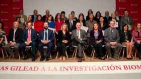 Imagen de la entrega de las becas Gilead