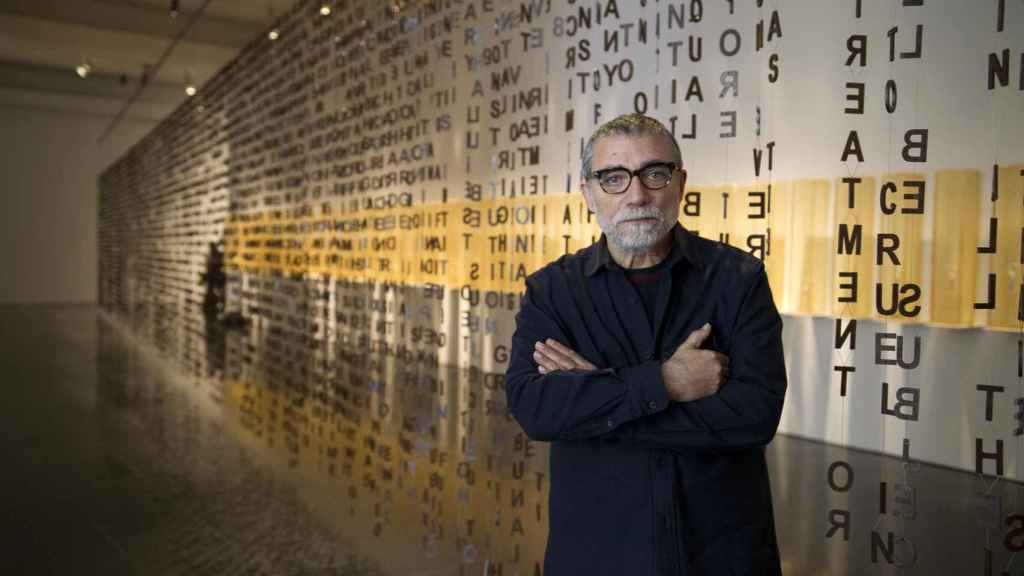 El artista plástico Jaume Plensa en su retrospectiva del MACBA / HUGO FERNÁNDEZ