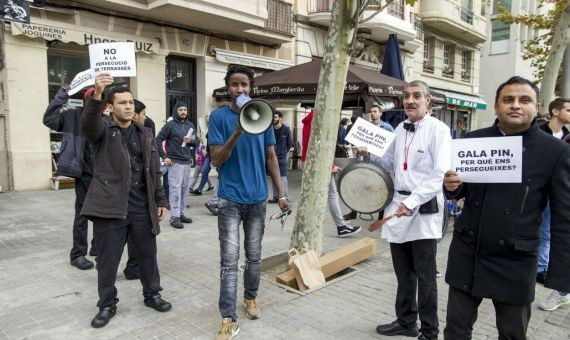 Participantes en la manifestación / HUGO FERNÁNDEZ