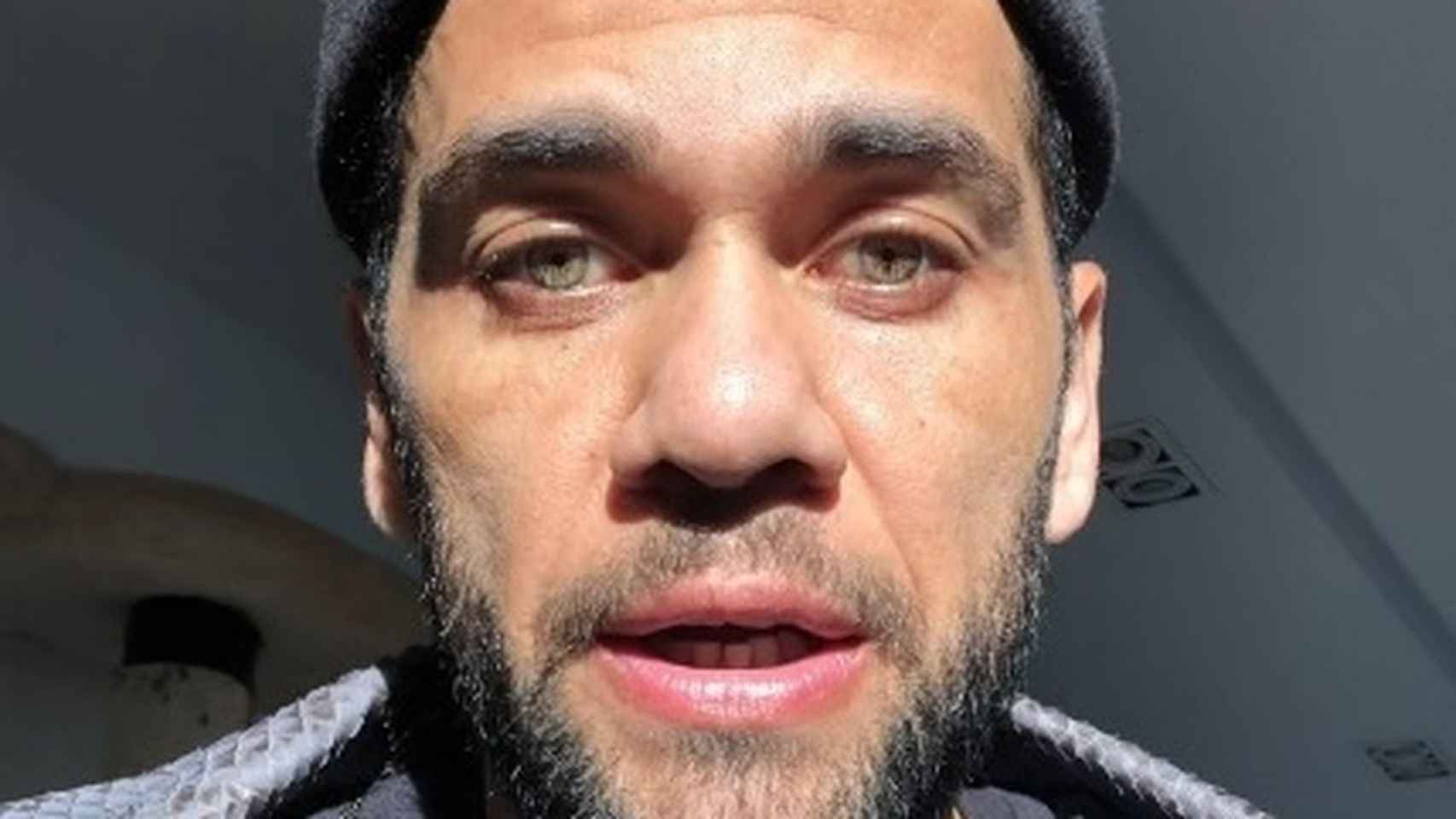 El exblaugrana Dani Alves en el vídeo publicado en sus redes sociales