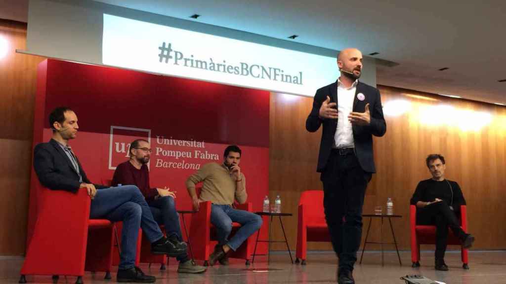 Algunos de los finalistas, en pleno debate @dianacoromines