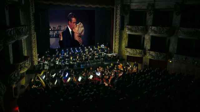 La película 'Vértigo' con la banda sonora en directo