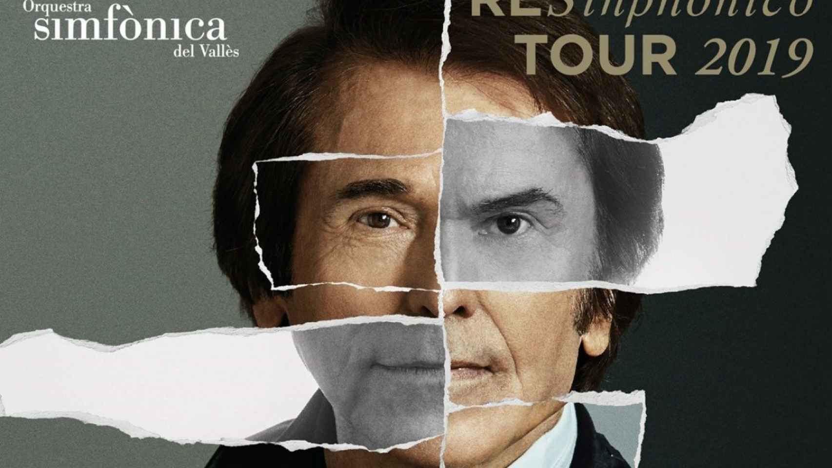 Portada del último trabajo de Raphael, 'RESinphónico' / TP