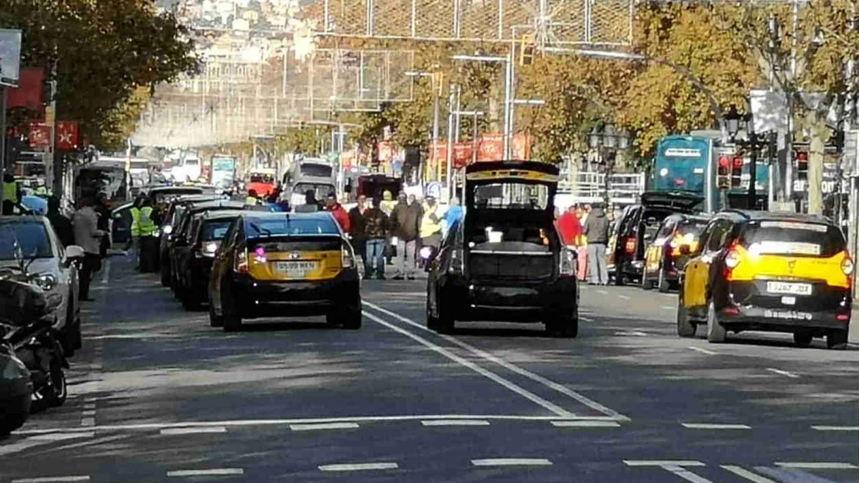 La protesta apenas ha concentrado unas decenas de personas / Twitter