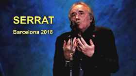 Serrat, en el momento de contestar al independentista / YouTube