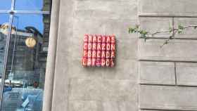 Una frase de ME LATA en el Raval / PAULA BALDRICH