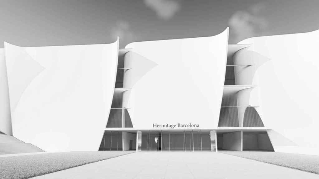 Diseño del japonés Toyo Ito del edificio del museo Hermitage de Barcelon / Museo Hermitage