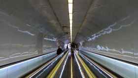 Estación de metro de la L5, El Coll i La Teixonera / HUGO FERNÁNDEZ