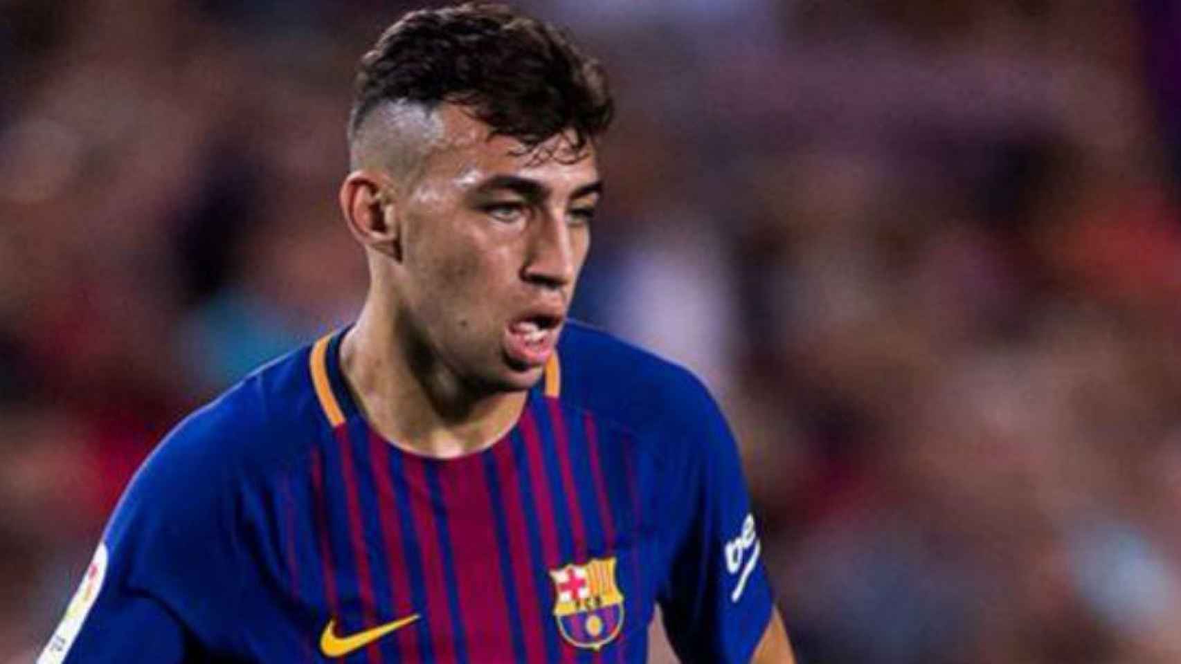 Munir, en un partido con el FCBarcelona de la temporada 2018-19 / FCB