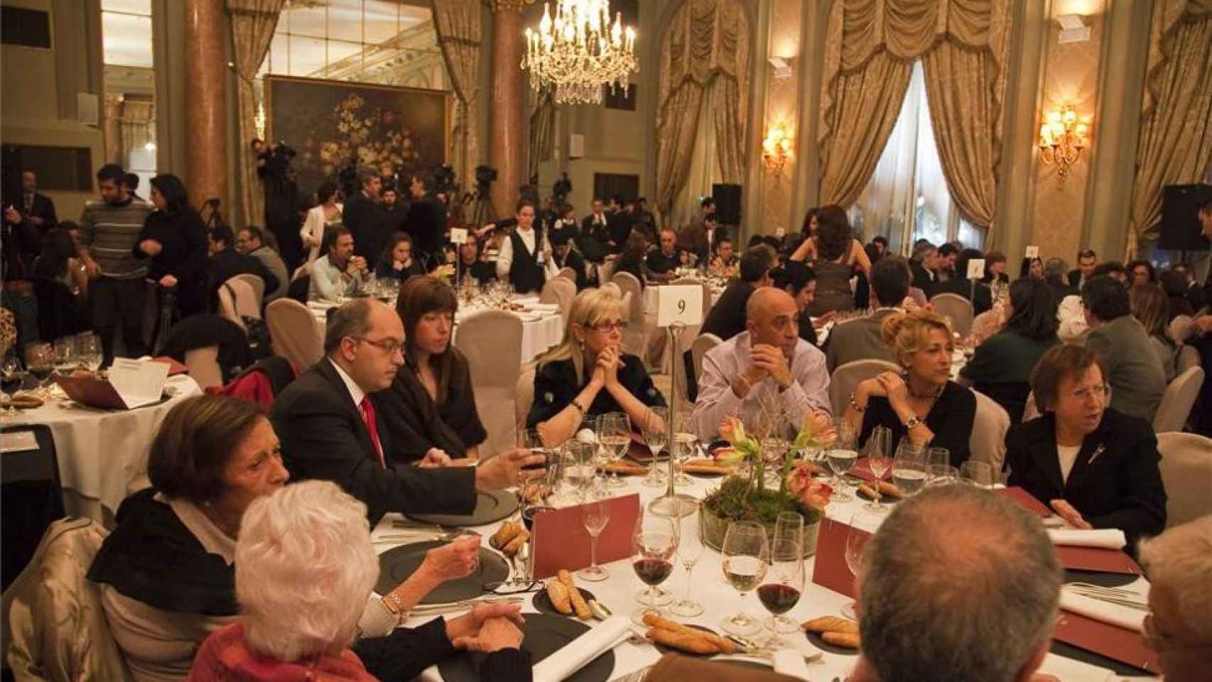 Una antigua edición de la cena de los premios Nadal, en una imagen de archivo