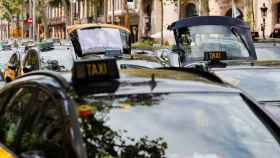 La huelga de taxistas del pasado verano en Barcelona / EFE