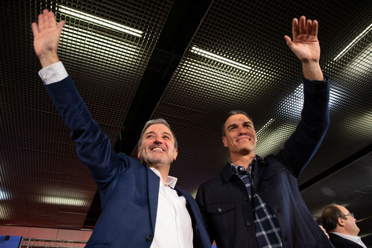 Jaume Collboni y Pedro Sánchez