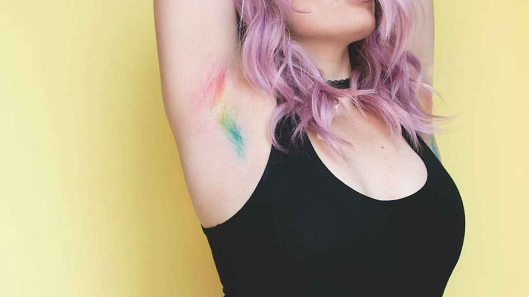 'Unicorn Armpit Hair' la nueva tendencia para las axilas