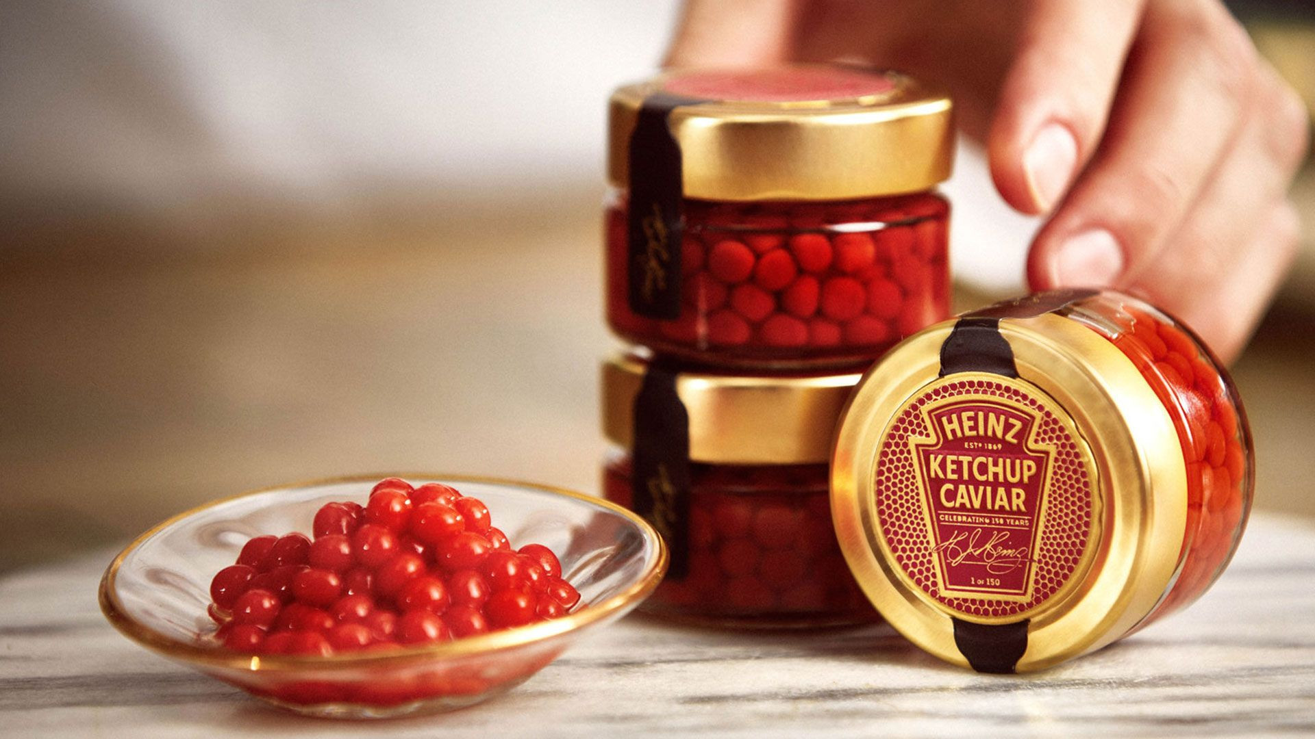 Caviar de ketchup / HEINZ