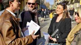 Valls en un encuentro con ciudadanos de Barcleona / @VallsBCN_2019