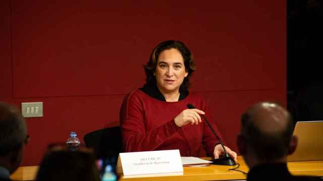 Ada Colau en una conferencia / AJUNTAMENT DE BARCELONA