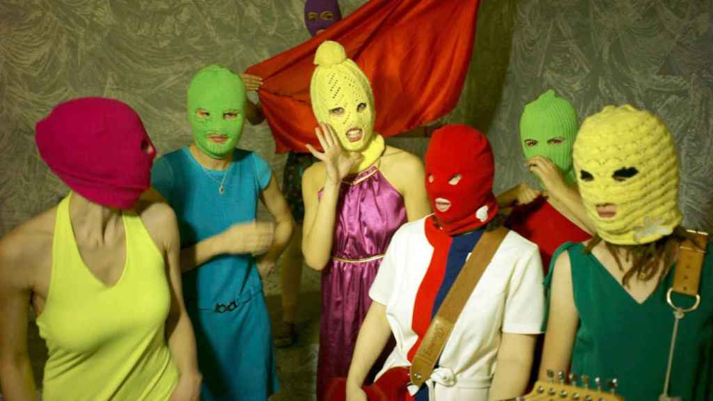 Las componentes del grupo ruso de punk Pussy Riot / Wikipedia