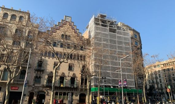 La Casa Batlló en obras / VERÓNICA MUR