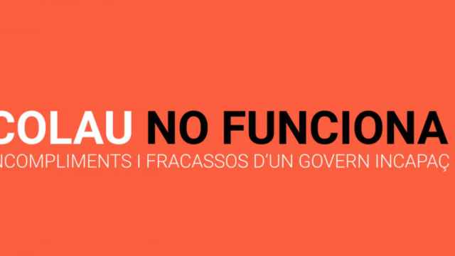 El PSC abre una 'web' con los fracasos de Colau / PSC