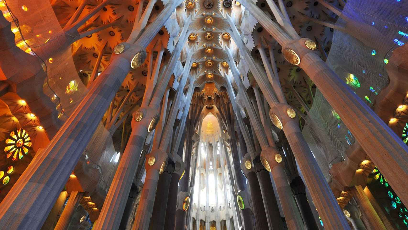 Interior de la Sagrada Familia