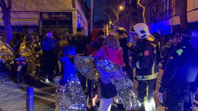 Personas atendidas por el incendio de la calle Súria / BOMBERS DE BARCELONA