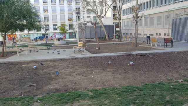 La plaza Folch i Torres, en el Raval / @raval_net