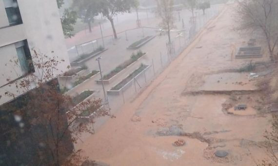 Inundaciones en el parque de Santiburcio el pasado verano / XLG