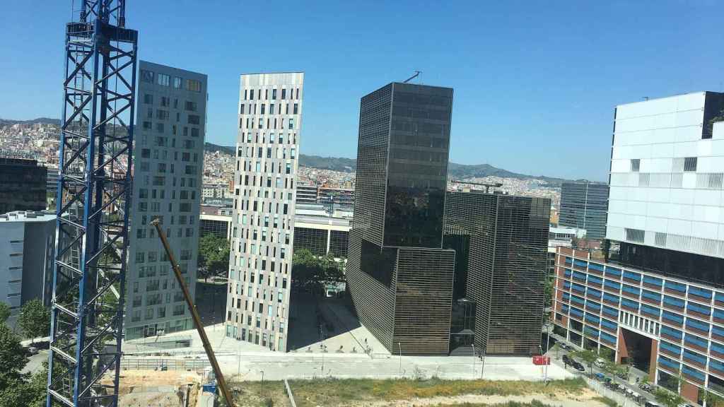 Edificios en construcción en el distrito 22@ / DAVIDPAR