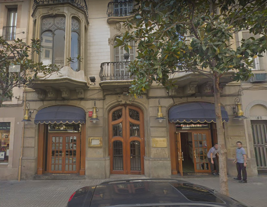 Exterior del restaurante Botafumeiro de Barcelona, situado en Gran de Gràcia / CG
